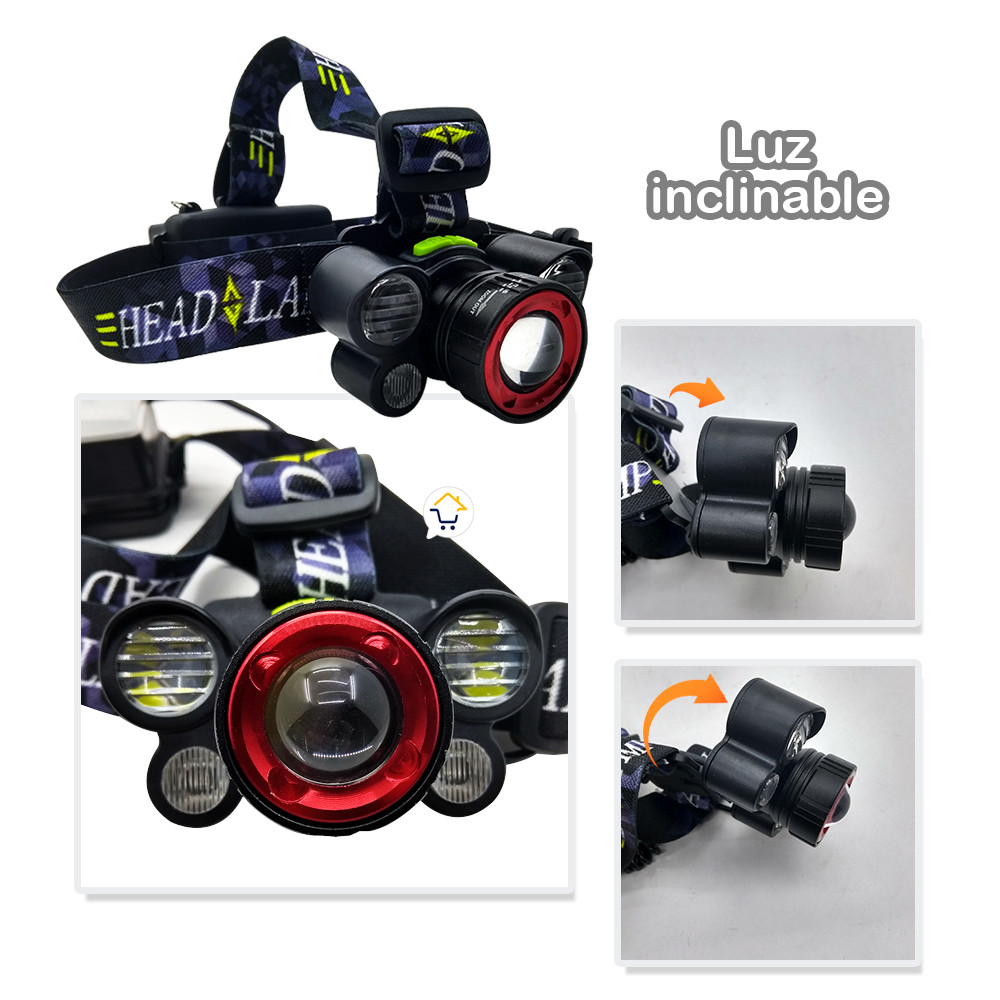 Miniatura 4 de Linterna Minera Recargable Luz AE-299